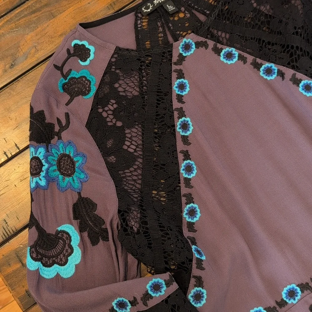 For Love And Lemons Cecelia Mini Dress Long Sleeve - Picture 5 of 8